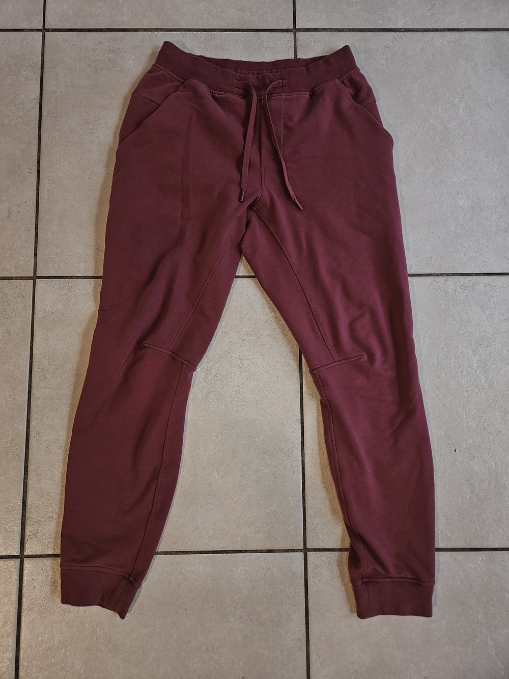 lululemon athletica Maroon Drawstring Track Joggers